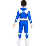 Disfraz de Power Ranger Azul para niño Espalda