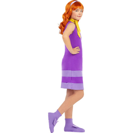 Disfraz de Daphne de Scooby Doo para niña Perfil