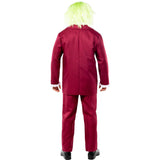 Disfraz de Beetlejuice rojo para hombre espalda