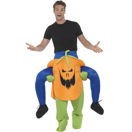 Disfraz de Calabaza Halloween a hombros para adulto