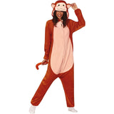 Disfraz de Chimpancé Kigurumi para mujer