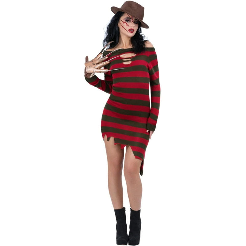 Disfraz de Freddy Krueger A Nightmare on Elm Street para mujer