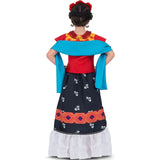 Disfraz de Frida Khalo para niña espalda