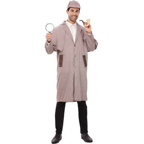 Disfraz de Investigador Sherlock Holmes adulto unisex Hombre