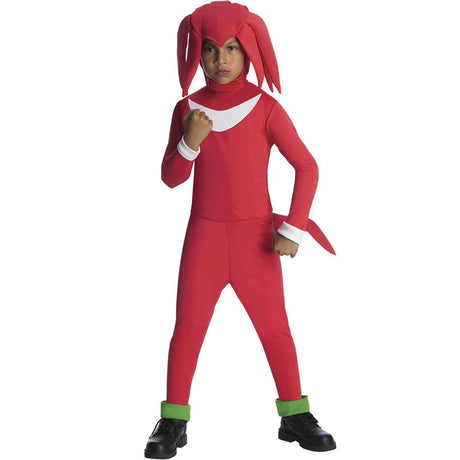 Disfraz de Knuckles Sonic para niño