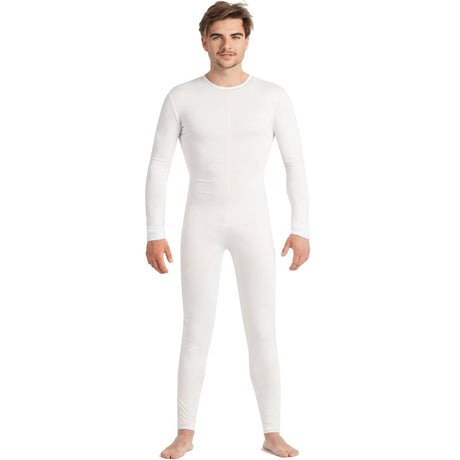 Disfraz de Maillot blanco spandex para hombre