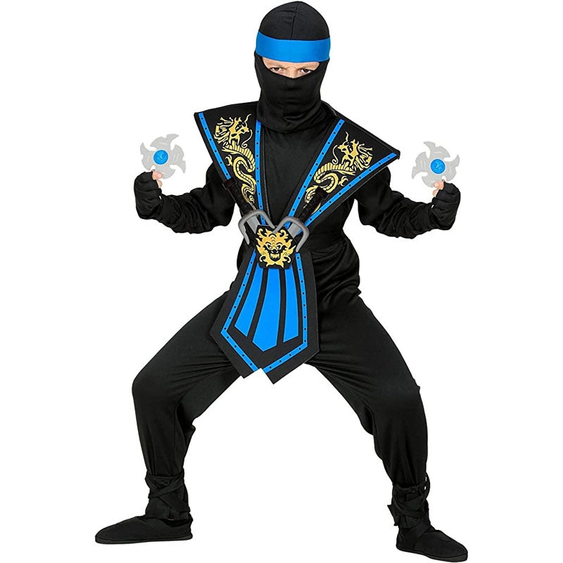 Disfraz de Ninja Kombat azul para niño