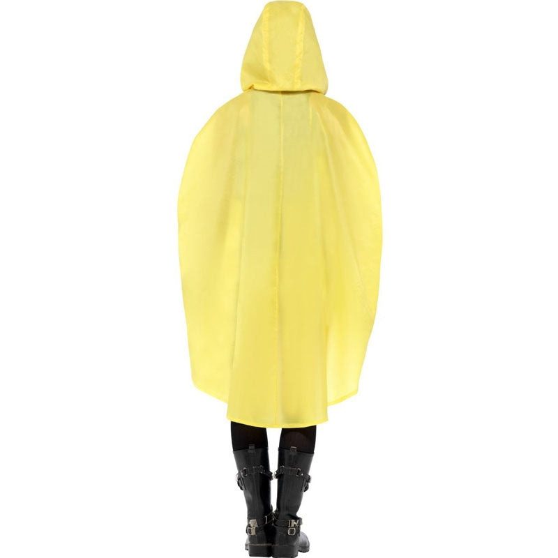 Disfraz de Patito Poncho Impermeable espalda