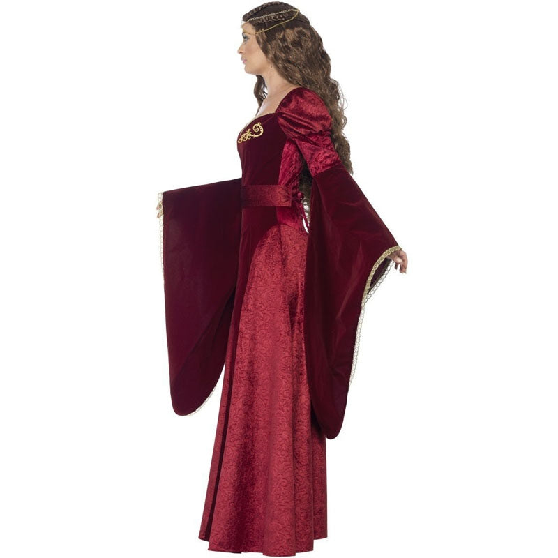 Disfraz de Reina Medieval Deluxe para mujer perfil