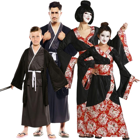 Disfraces Japoneses Tradicionales para grupos y familias