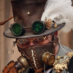 Máscaras de steampunk para Halloween