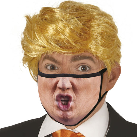 Mascarilla de Donald Trump para adulto