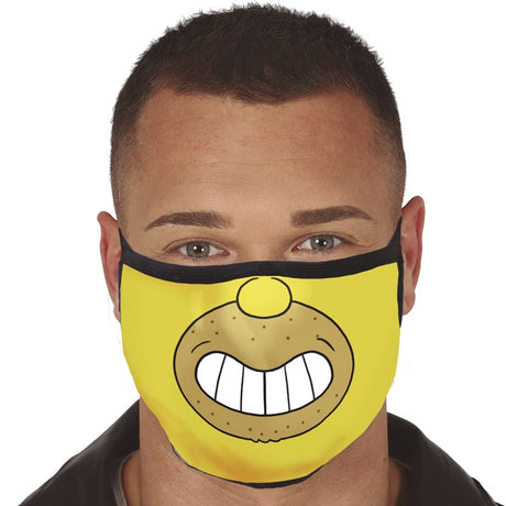 Mascarilla de Homer Simpson para adulto