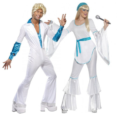 Pareja Música Disco Abba