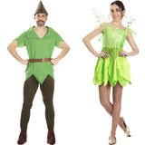 Pareja de Peter Pan y Hada Verde