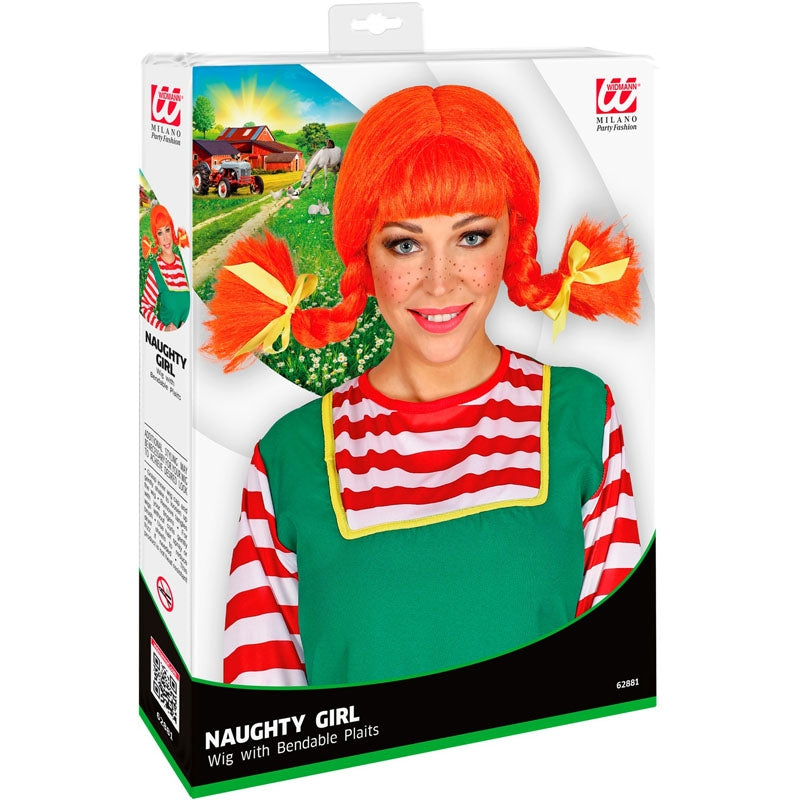 Peluca Pippi Langstrumg packaging